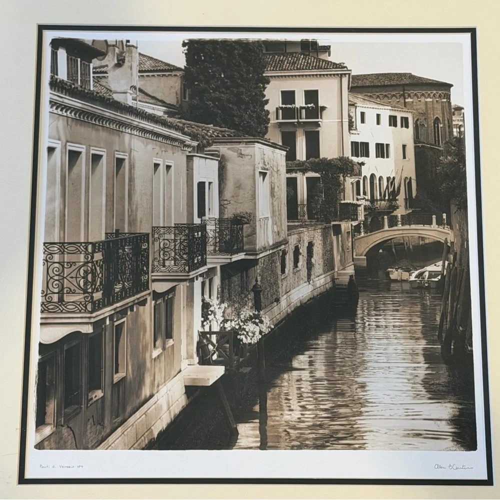 Alan Blaustein 12x12 Ponti di Venezia No. 4 Modern Framed Museum Art Print